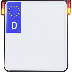 All-in-One Kennzeichenhalter Blinker-Bremslicht-Rücklicht HeinzBikes unter Alu & Chrom > Kennzeichenhalter