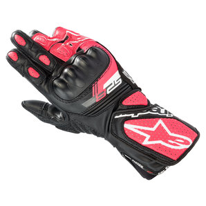 Alpinestars Stella SP-8 V3 Damen Handschuhe Schwarz Weiss Pink alpinestars