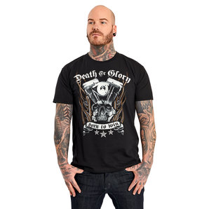 Art Worx Death or Glory T-Shirt Schwarz Louis unter Freizeitbekleidung > T-Shirts & Poloshirt
