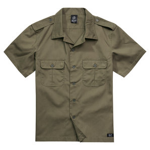 Brandit US Shirt Ripstop Kurzarmhemd Oliv unter Freizeitbekleidung > Hemden & Langarmshirts