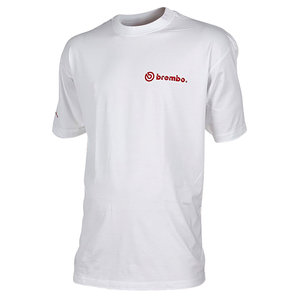 Brembo T-Shirt Weiss unter Freizeitbekleidung > T-Shirts & Poloshirt