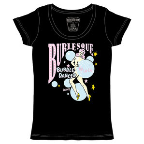 Lucky 13 Bubble Dancer Damen T-Shirt Schwarz unter Freizeitbekleidung > T-Shirts & Poloshirt