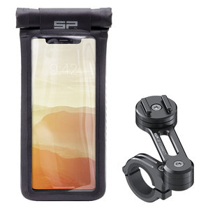 Moto Bundle Handyhalterung-Set in zwei Grössen- schwarz SP Connect unter Smartphonehalter&-zubehör > Smartphonehalter&-zubehör