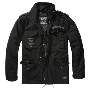 Motörhead Brandit M65 Standard Jacke Schwarz unter Freizeitbekleidung > Freizeitjacken
