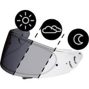 Shoei Visier NXR und X-Spirit III Pinlock-Vorbereitung photocromic unter Helme & Visiere>Visiere